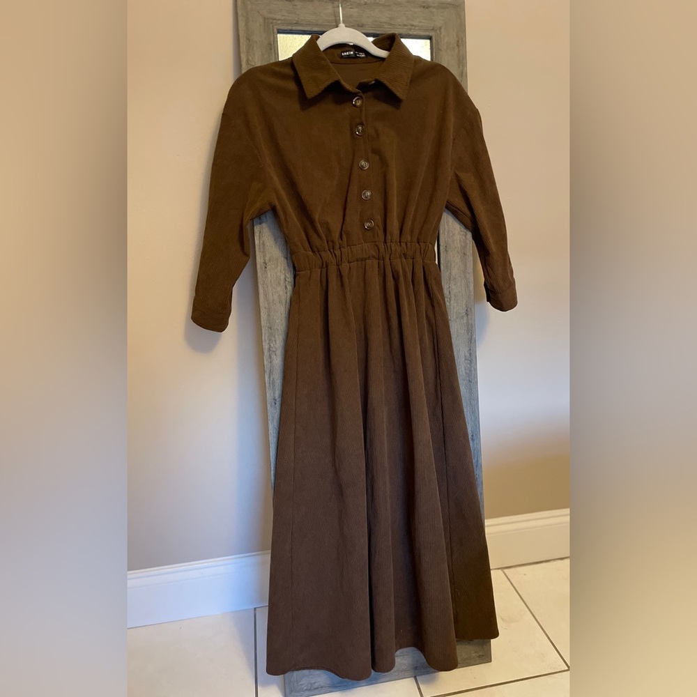 Brown maxi dress